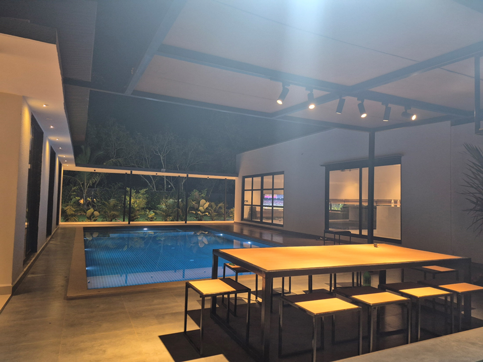 Swimming Pool Night View